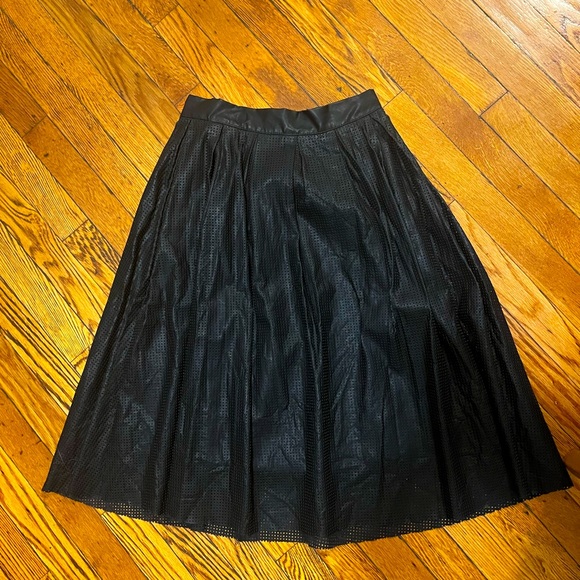 Z Supply Reine Faux Leather Midi Skirt